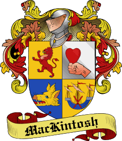 clan mackintosh crest scottish heraldry history arms coat ritchie surname scotland celticradio