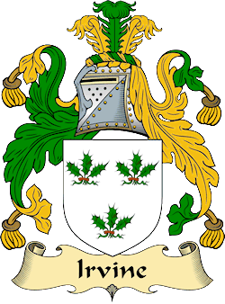 Irvine Family Crest and History